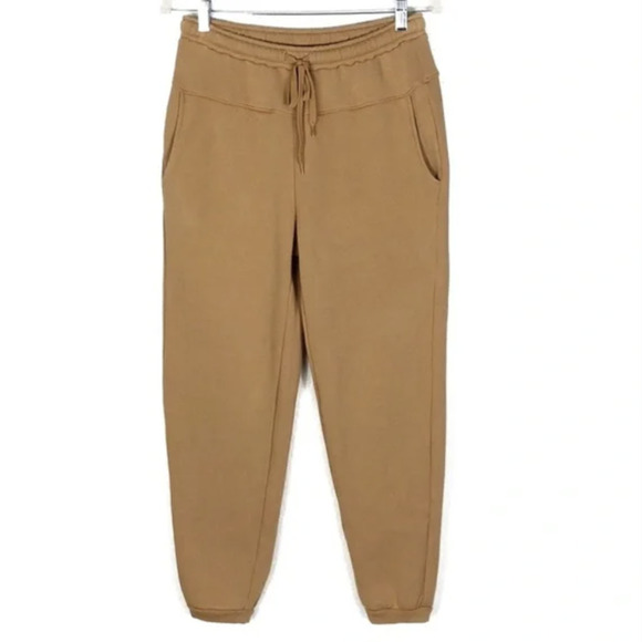 Madewell MWL Betterterry Joggers Drawstring Mustard - Picture 1 of 5